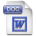 Icono de Documento Microsoft Word